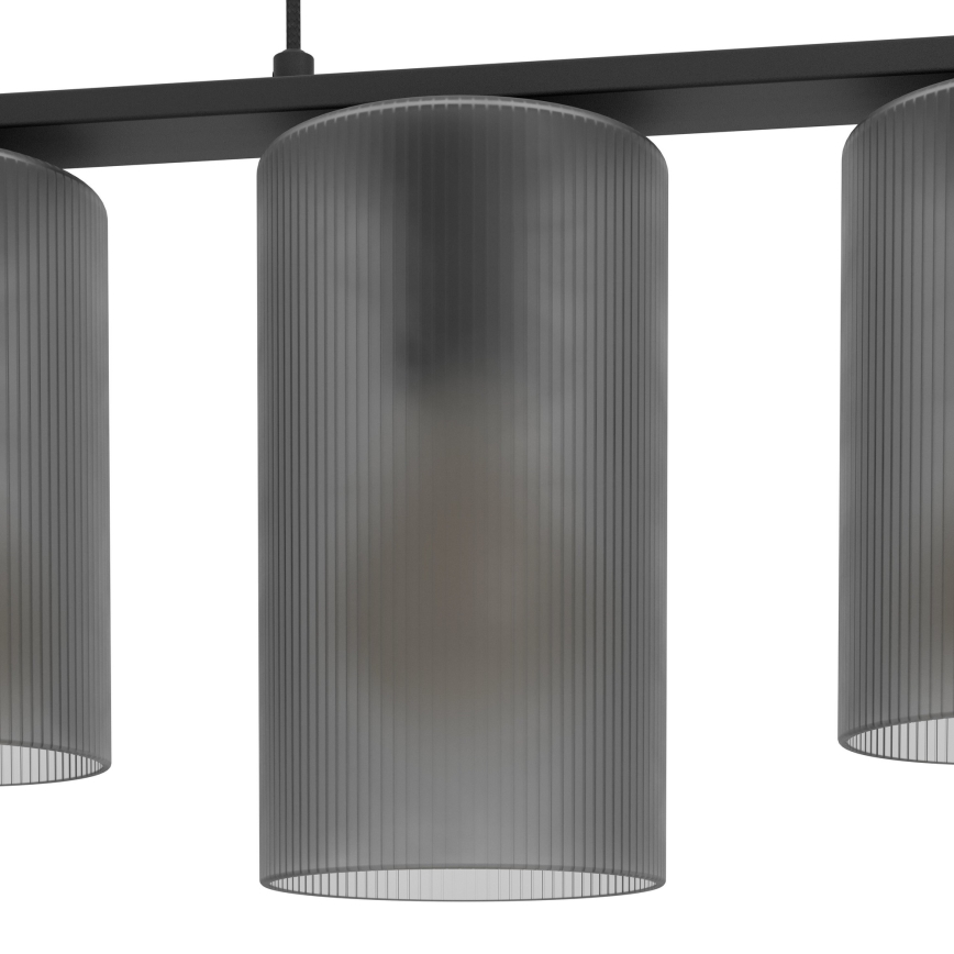 Eglo - Lámpara colgante COLOMERA 5xE27/40W/230V gris