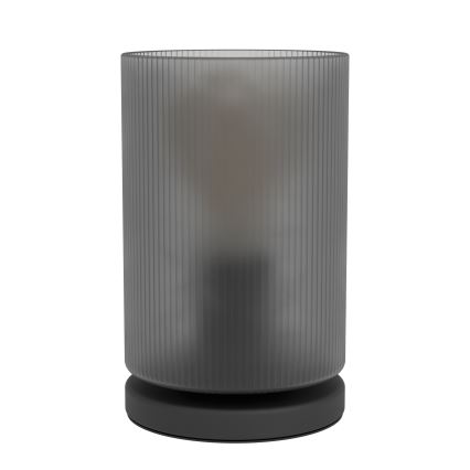 Eglo - Lámpara de mesa 1xE27/40W/230V gris