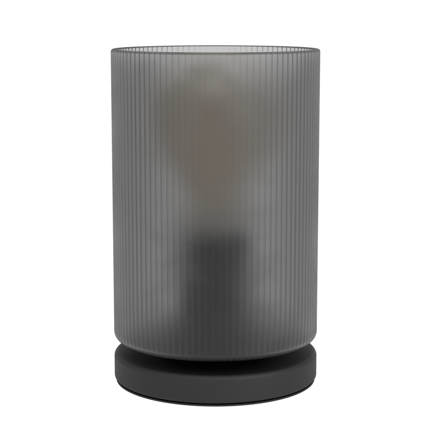 Eglo - Lámpara de mesa 1xE27/40W/230V gris