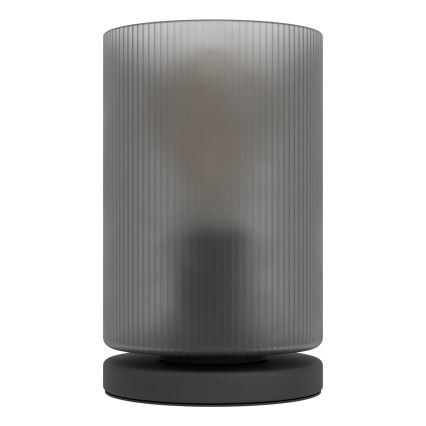 Eglo - Lámpara de mesa 1xE27/40W/230V gris