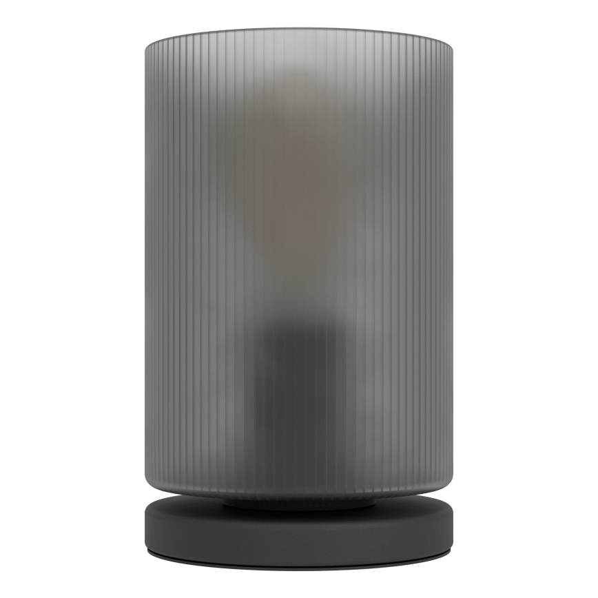 Eglo - Lámpara de mesa 1xE27/40W/230V gris