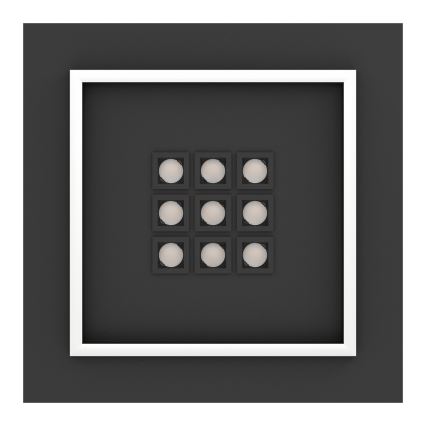 Eglo - Plafón LED regulable LED/21,4W/230V 2700-6500K negro + control remoto