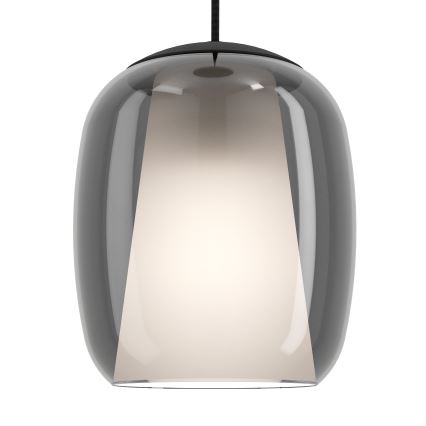 Eglo - Lámpara colgante 4xE27/28W/230V gris