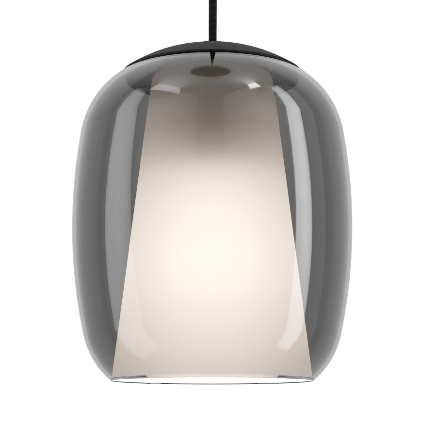 Eglo - Lámpara colgante 4xE27/28W/230V gris