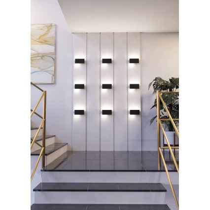 Eglo - Aplique LED LED/6W/230V 3000K negro