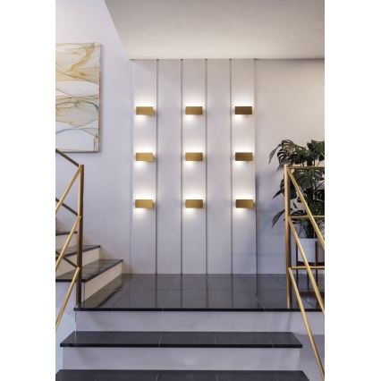 Eglo - Aplique LED LED/6W/230V 3000K dorado