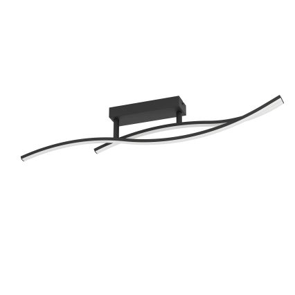 Eglo - Plafón LED LED/12W/230V 4000K negro