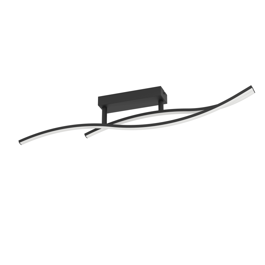 Eglo - Plafón LED LED/12W/230V 4000K negro