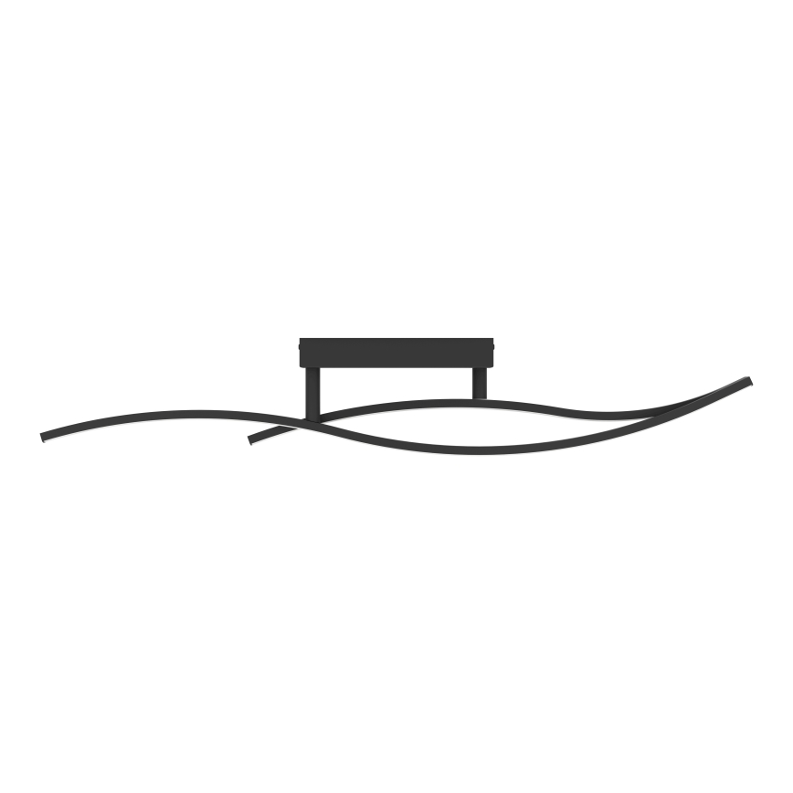 Eglo - Plafón LED LED/12W/230V 4000K negro