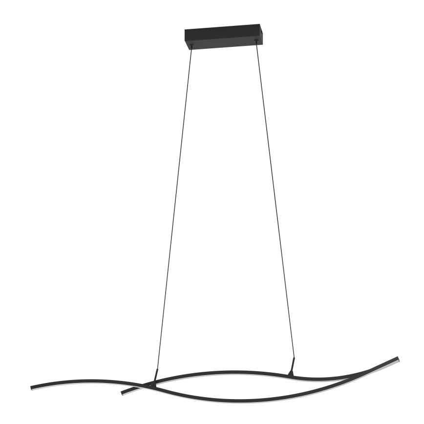 Eglo - Lámpara LED colgante LED/20W/230V 4000K negro