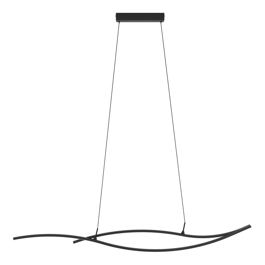 Eglo - Lámpara LED colgante LED/20W/230V 4000K negro