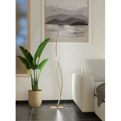 Eglo - Lámpara LED de pie LED/20W/230V 4000K beige