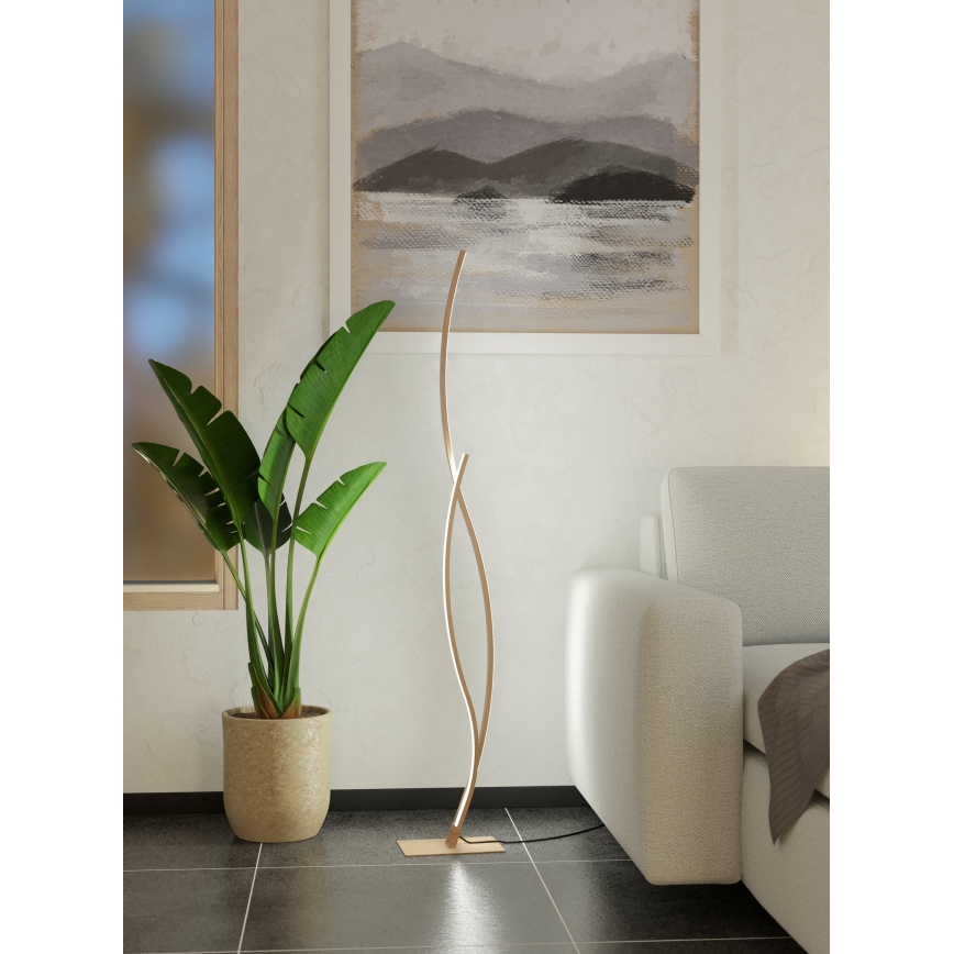 Eglo - Lámpara LED de pie LED/20W/230V 4000K beige