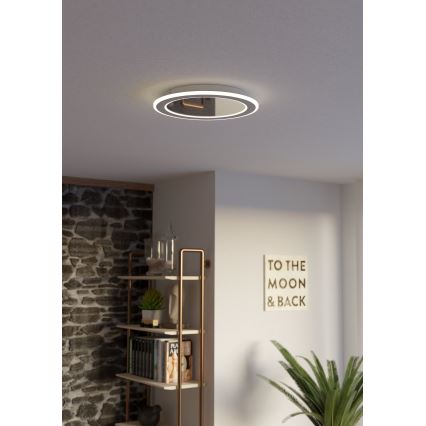 Eglo - Plafón LED regulable LED/20W/230V 2700-6500K blanco + control remoto