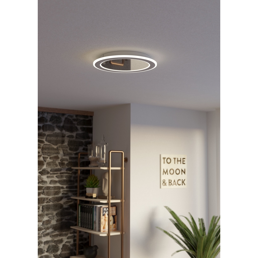 Eglo - Plafón LED regulable LED/20W/230V 2700-6500K blanco + control remoto