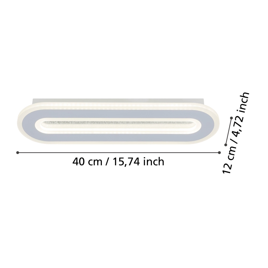Eglo - Aplique LED LED/12W/230V 4000K blanco