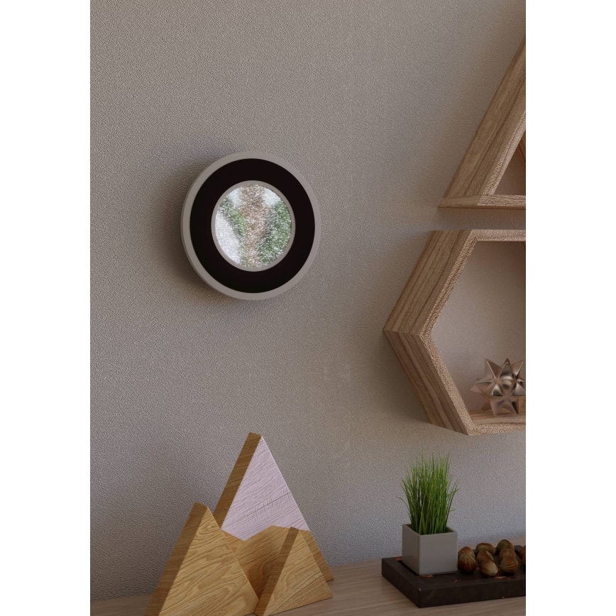 Eglo - Aplique LED LED/12W/230V 4000K negro