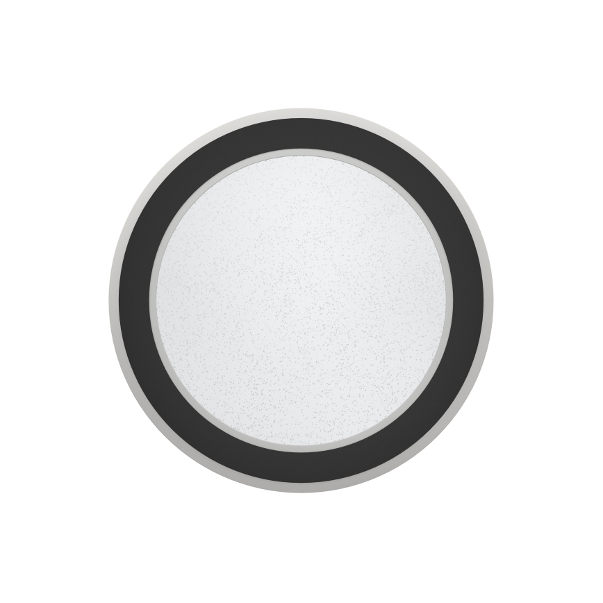 Eglo - Plafón LED regulable LED/20W/230V 2700-6500K negro + control remoto
