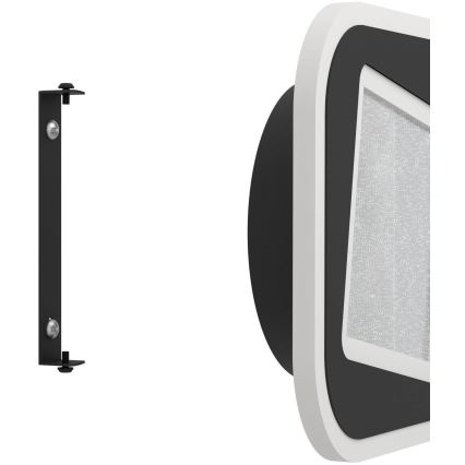 Eglo - Aplique LED LED/12W/230V 4000K negro