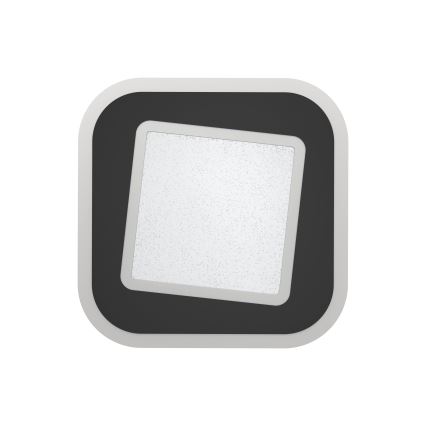 Eglo - Plafón LED regulable LED/20W/230V 2700-6500K negro + control remoto