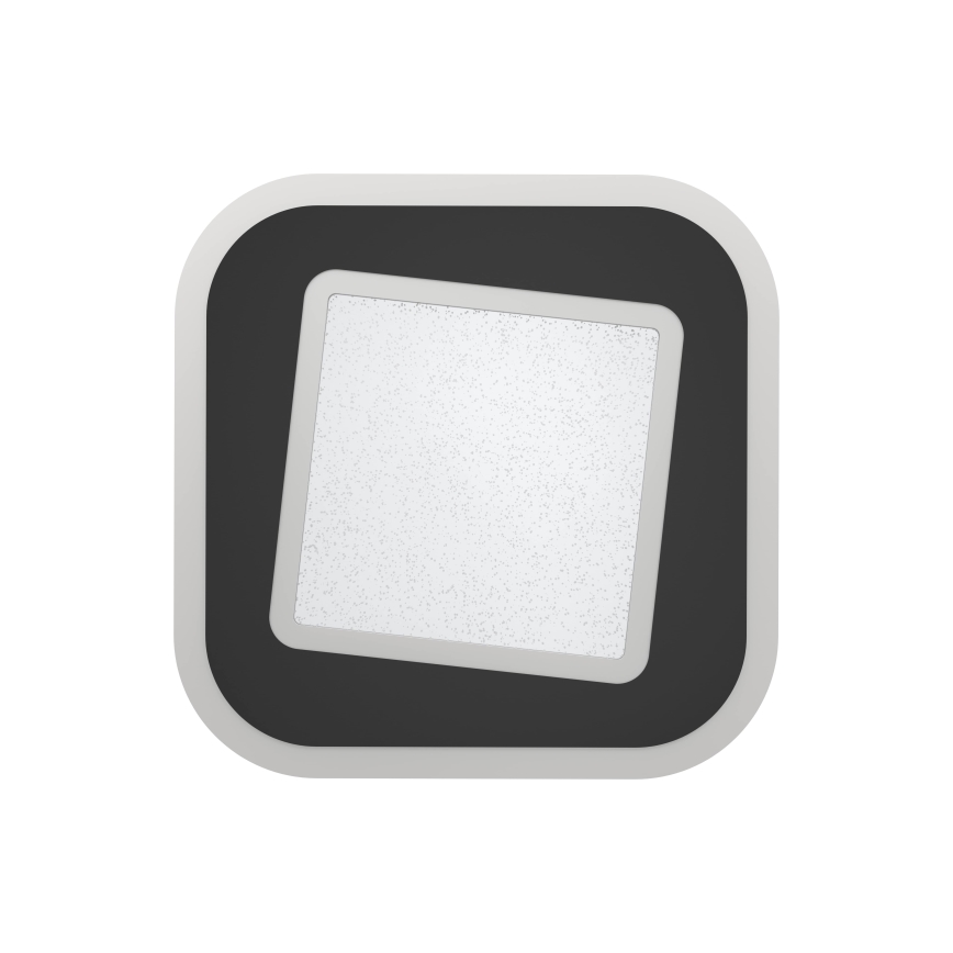 Eglo - Plafón LED regulable LED/20W/230V 2700-6500K negro + control remoto