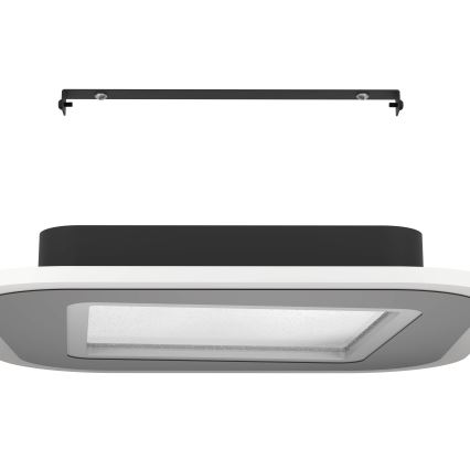 Eglo - Plafón LED regulable LED/20W/230V 2700-6500K negro + control remoto