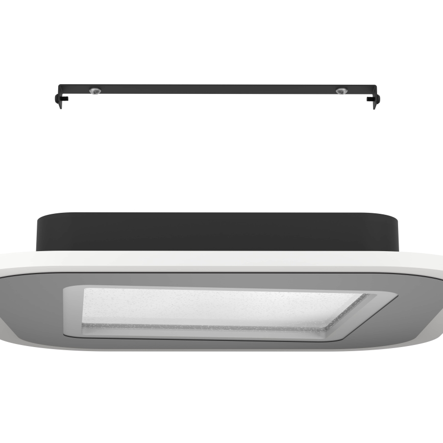 Eglo - Plafón LED regulable LED/20W/230V 2700-6500K negro + control remoto