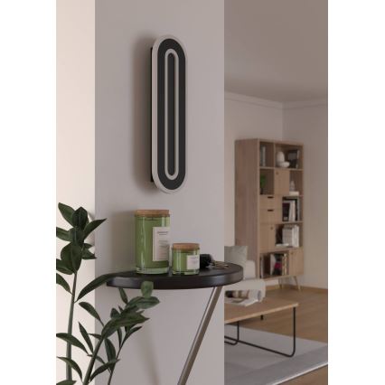 Eglo - Aplique LED LED/12W/230V 4000K negro
