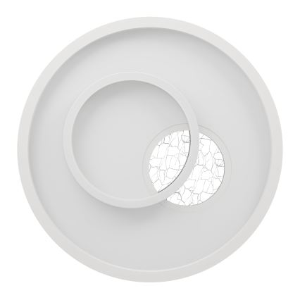 Eglo - Plafón LED 1xLED/14W/230V + 1xLED/8,5W diá. 38 cm blanco