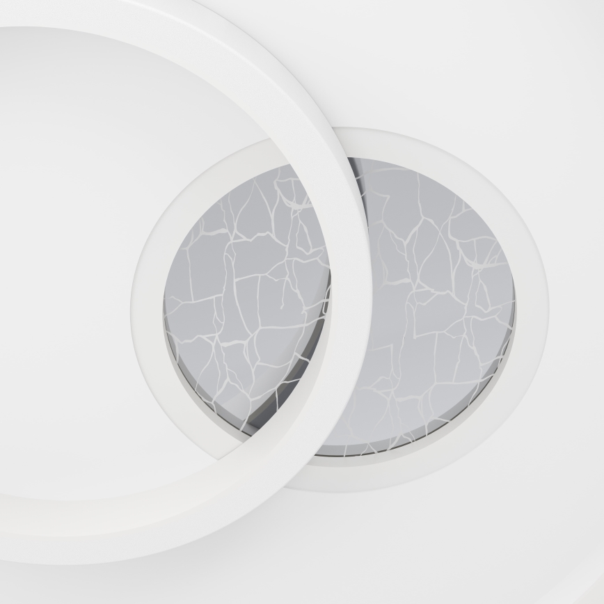 Eglo - Plafón LED 1xLED/14W/230V + 1xLED/8,5W diá. 38 cm blanco