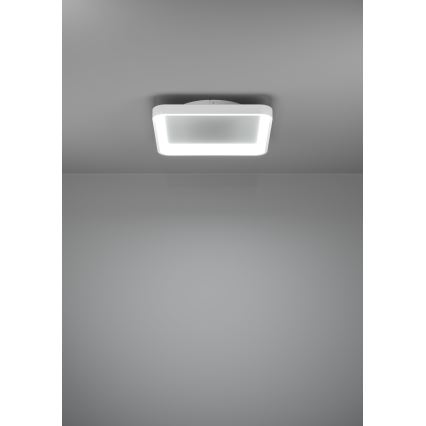 Eglo - Plafón LED regulable LORETELLO LED/12W/230V blanco + control remoto