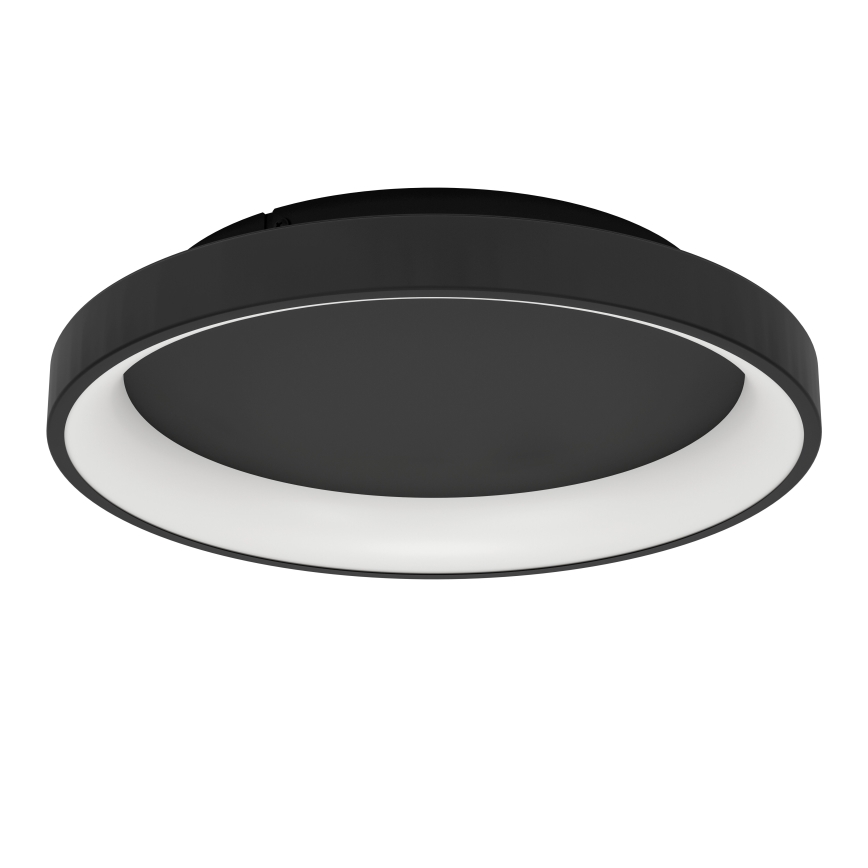 Eglo - Plafón LED regulable LED/12W/230V 2700-6500K negro + control remoto