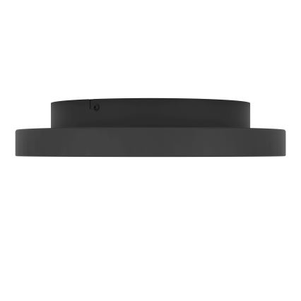 Eglo - Plafón LED regulable LED/12W/230V 2700-6500K negro + control remoto