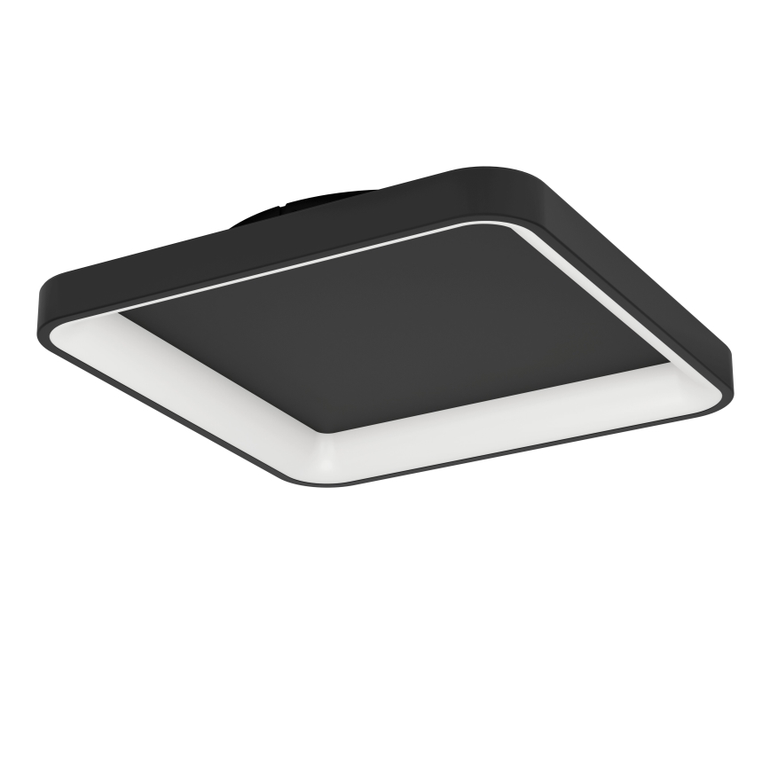 Eglo - Plafón LED regulable LED/12W/230V 2700-6500K negro + control remoto