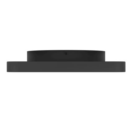 Eglo - Plafón LED regulable LED/12W/230V 2700-6500K negro + control remoto