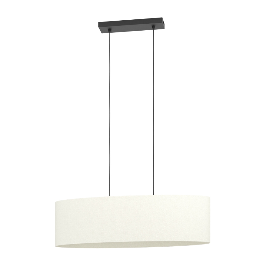 Eglo - Lámpara colgante 2xE27/60W/230V blanco