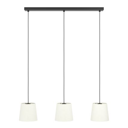 Eglo - Lámpara colgante 3xE27/60W/230V blanco
