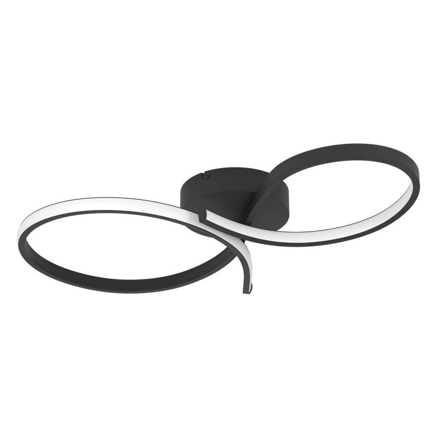 Eglo - Plafón LED LED/21W/230V 3000K negro