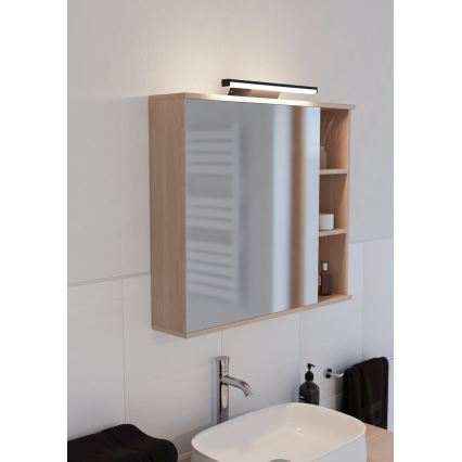Eglo - Iluminación LED RGBW regulable para espejos de baño LED/12W/230V 2700-6500K IP44 negro