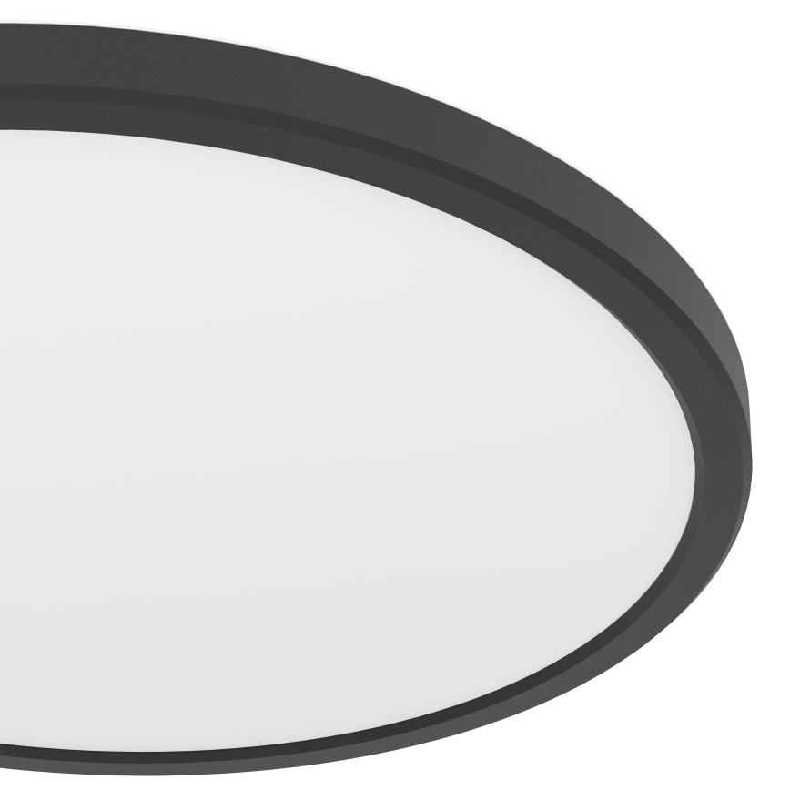 Eglo - Plafón LED de baño LED/13,9W/230V 2700/4000/6500K diá. 30 cm IP44 negro