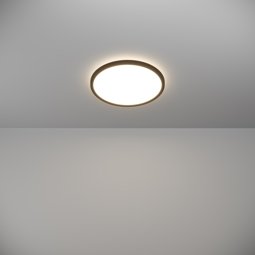 Eglo - Plafón LED de baño LED/13,9W/230V 2700/4000/6500K diá. 30 cm IP44 negro