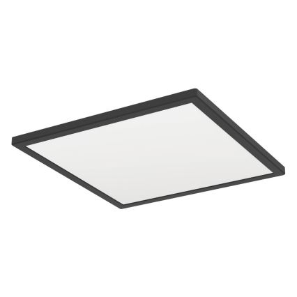Eglo - Plafón LED de baño LED/17,6W/230V 2700/4000/6500K 39x39 cm IP44 negro