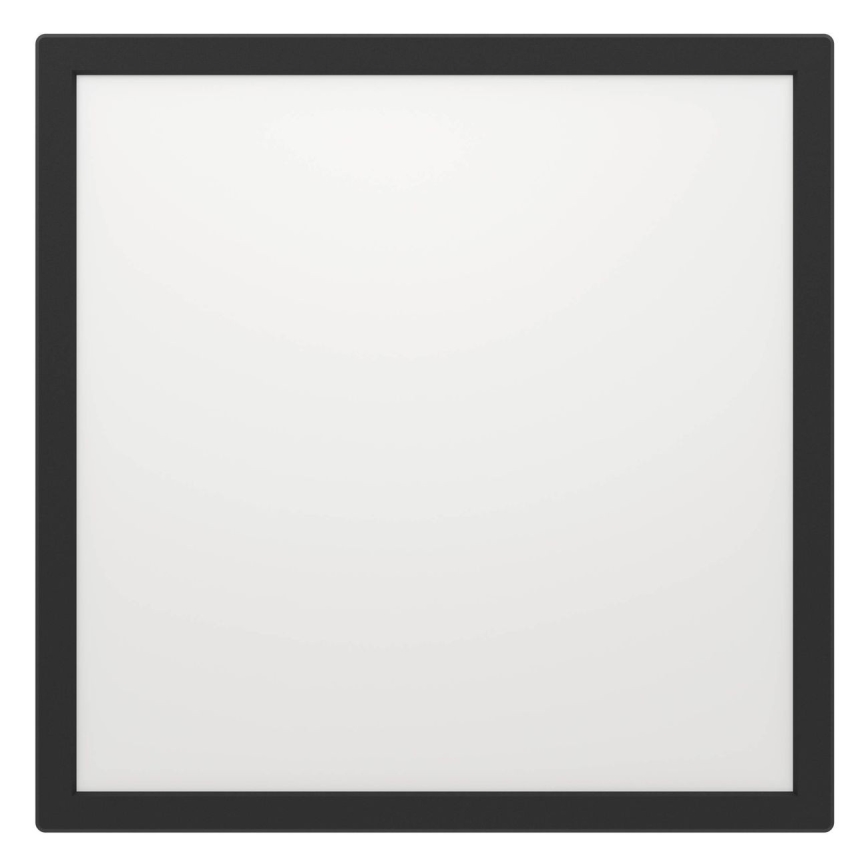 Eglo - Plafón LED de baño LED/17,6W/230V 2700/4000/6500K 39x39 cm IP44 negro