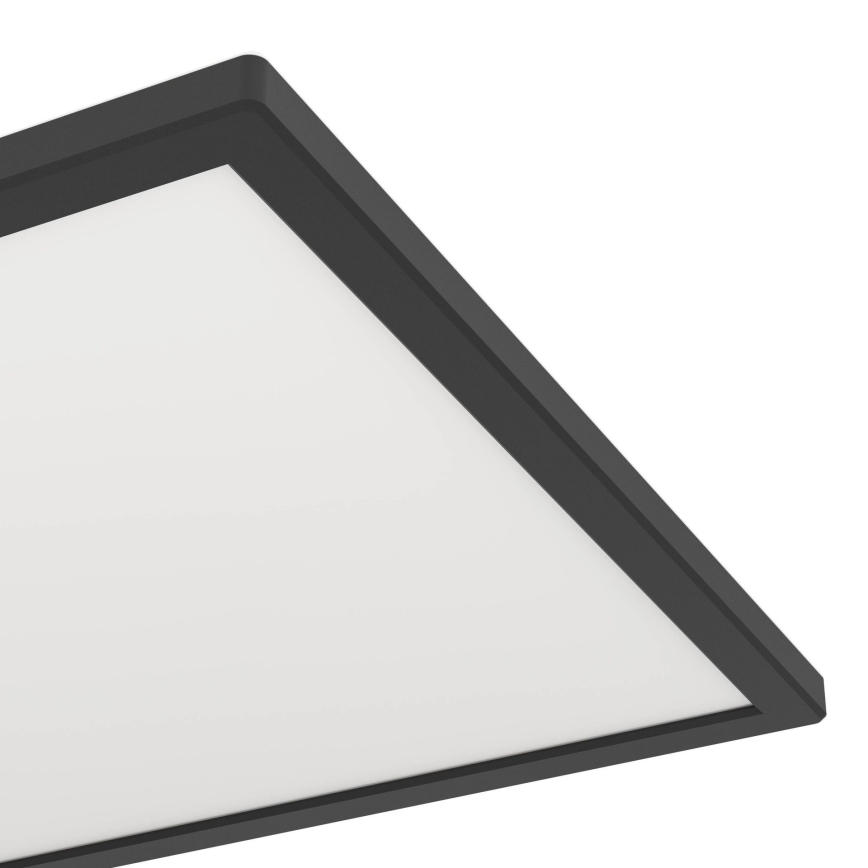 Eglo - Plafón LED de baño LED/17,6W/230V 2700/4000/6500K 39x39 cm IP44 negro