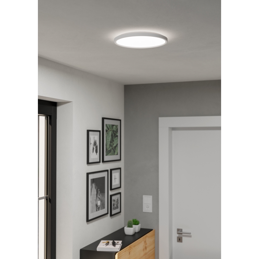 Eglo - Plafón LED de baño LED/13,9W/230V 2700/4000/6500K diá. 30 cm IP44 blanco