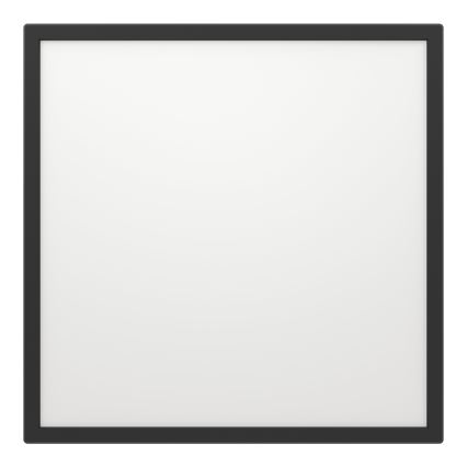Eglo 901457 - Luz de techo LED regulable para baño LED/17W/230V 2700-6500K 50x50 cm IP44 negro + control remoto