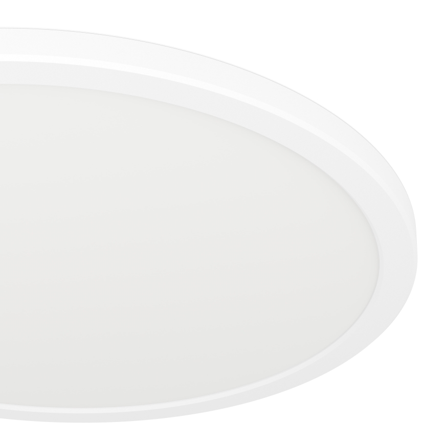 Eglo - Luz de techo LED regulable para baño LED/18,5W/230V 2700-6500K diá. 38,9 cm IP44 blanco + control remoto