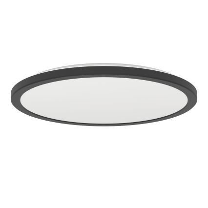 Eglo - LED RGBW Plafón regulable para el baño LED/18,5W/230V 2700-6500K pr.38,9cm IP44 negro ZigBee