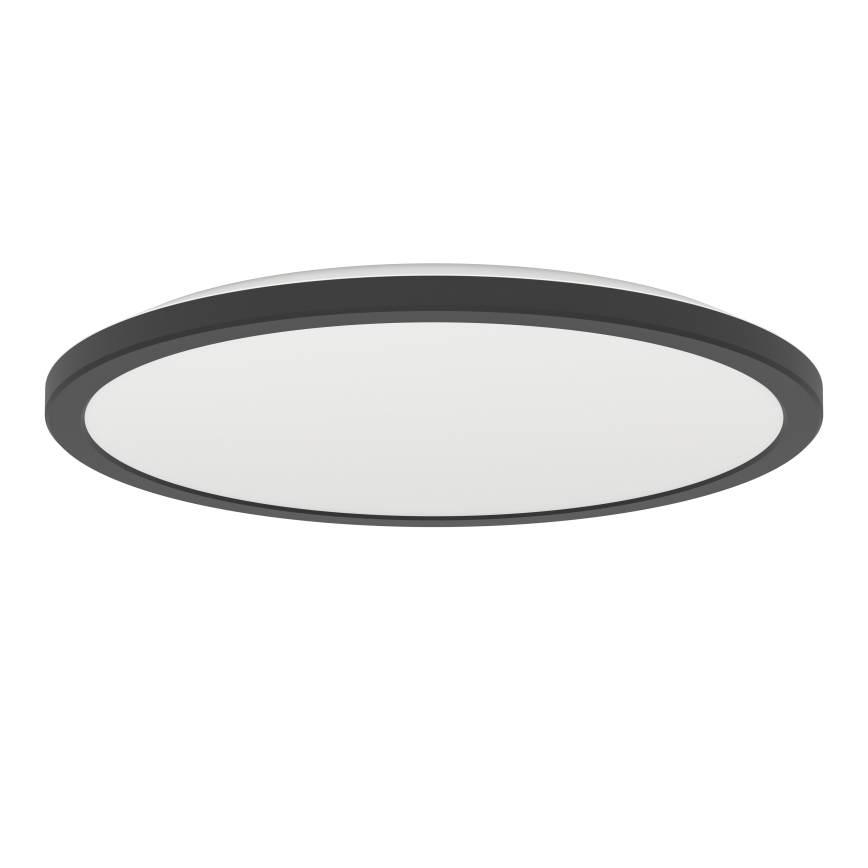 Eglo - LED RGBW Plafón regulable para el baño LED/18,5W/230V 2700-6500K pr.38,9cm IP44 negro ZigBee