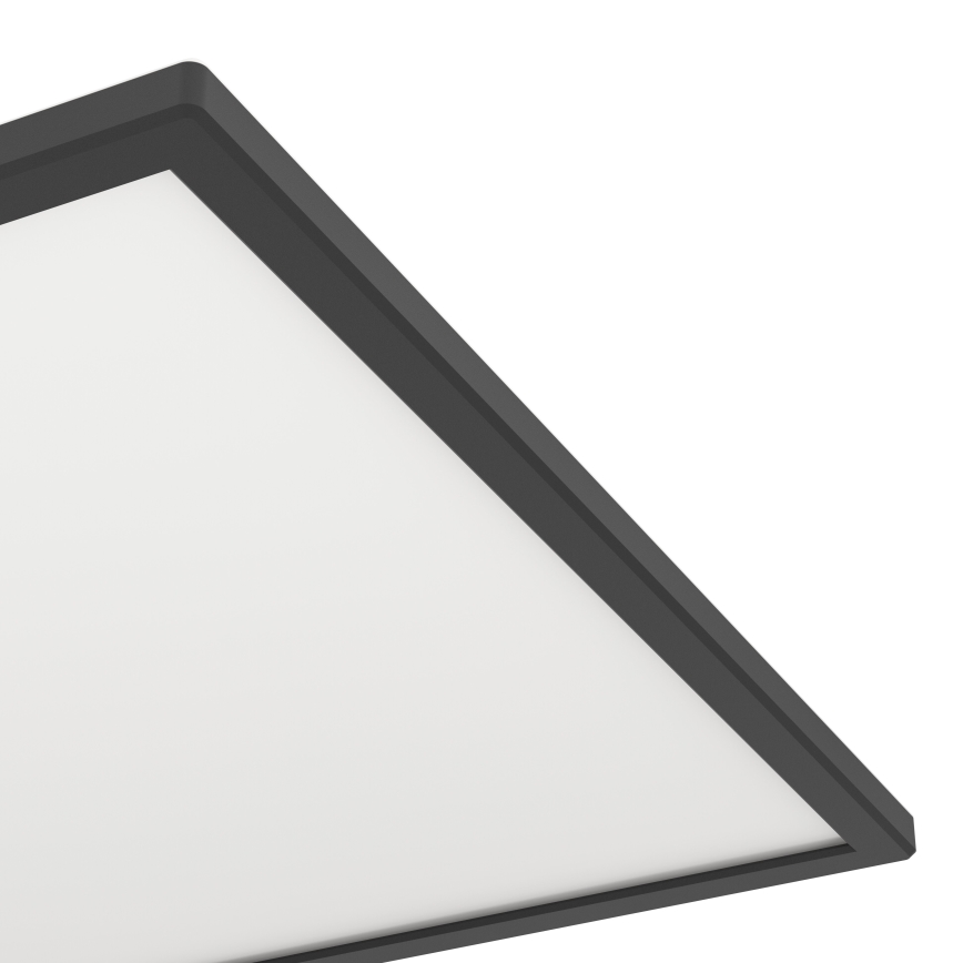 Eglo - LED RGBW Plafón regulable para el baño LED/17W/230V 2700-6500K 50x50cm IP44 negro ZigBee